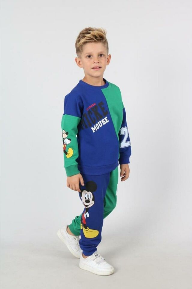 Erkek Çocuk Alt Üst Takım 2203-Mavi
