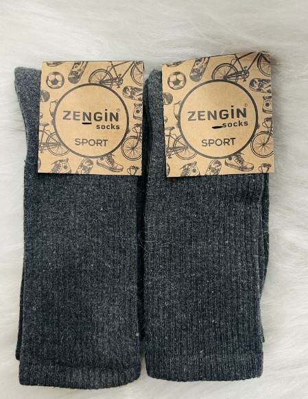Erkek 2 'li ( 2 Adet) Sport Soket Çorap 3422
