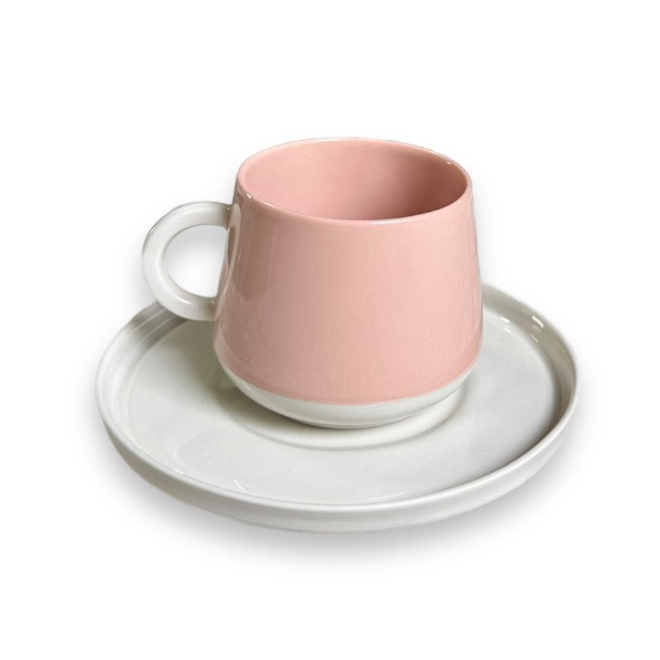 Belle Türk Kahvesi Fincanı pembe