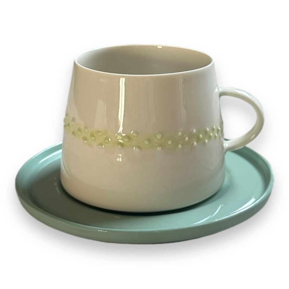 Glamor Polka fıstık yeşili