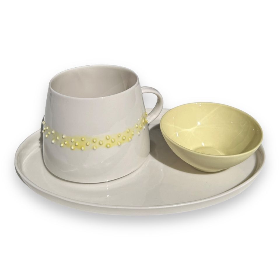Glamor Polka Set sarı