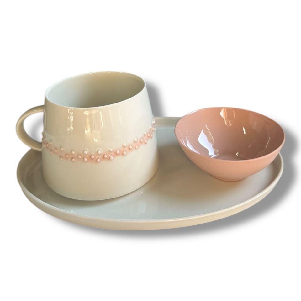 Glamor Polka Set pembe