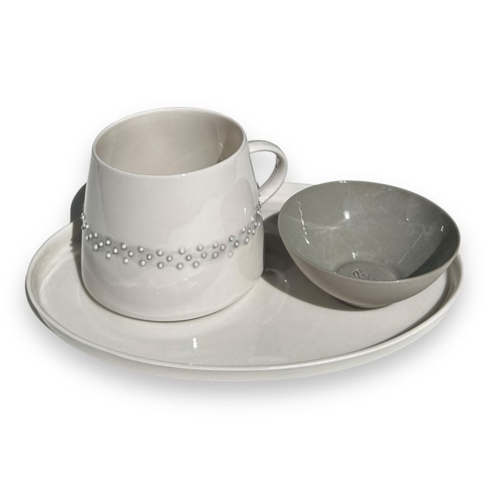 Glamor Polka Set gri
