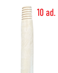 Gürgen Vidalı Ahşap Fırça Sapı 1.2 Metre 10 Adet