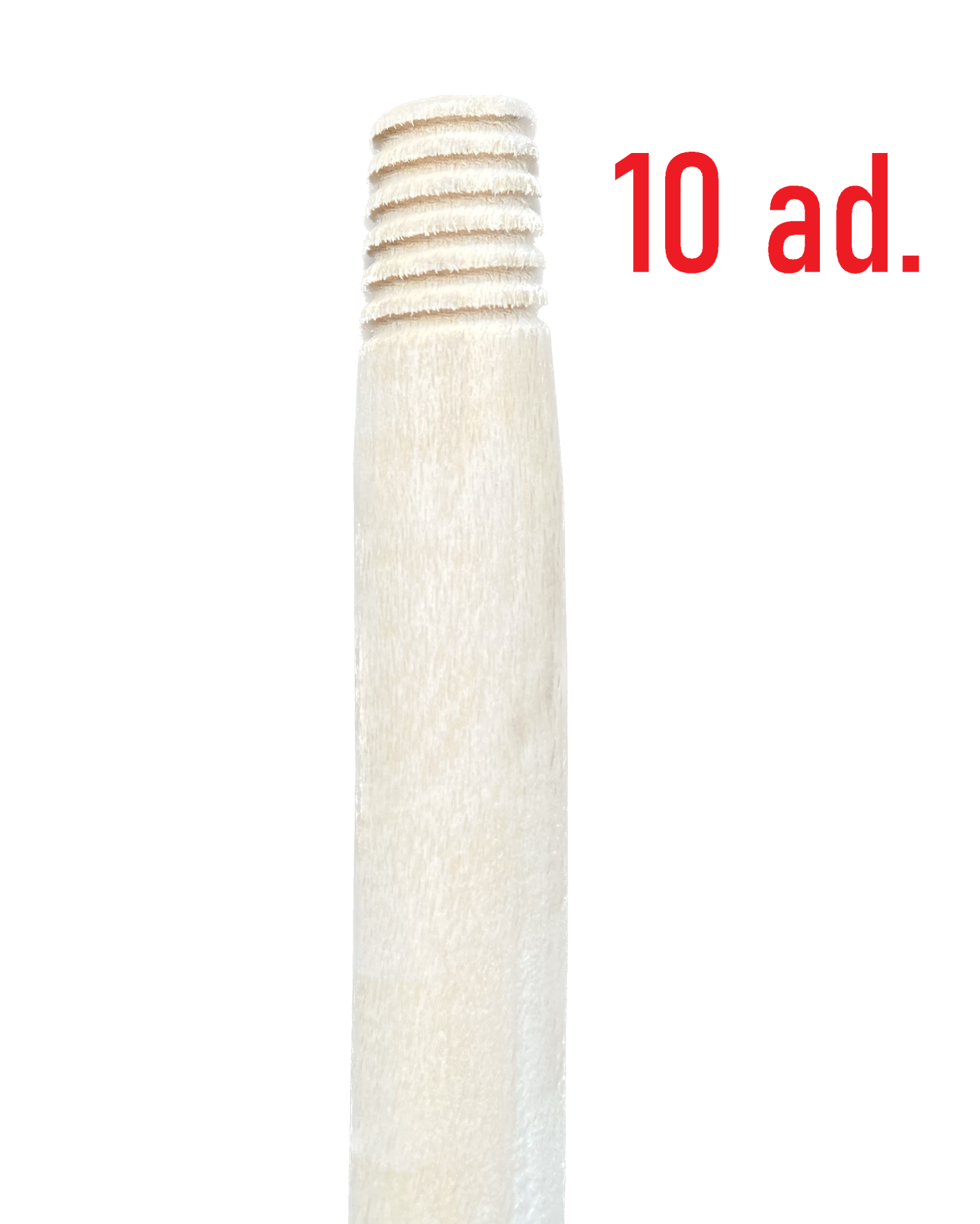 Gürgen Vidalı Ahşap Fırça Sapı 1.5 Metre 10 Adet