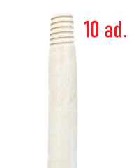 Gürgen Vidalı Ahşap Fırça Sapı 1.5 Metre 10 Adet