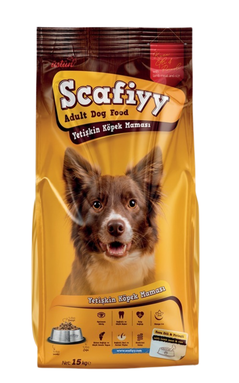 Scafiyy Kuzulu Pirinçli Yetişkin Köpek Maması