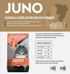 Juno Somonlu Kısırlaştırılmış Kedi Maması 2kg