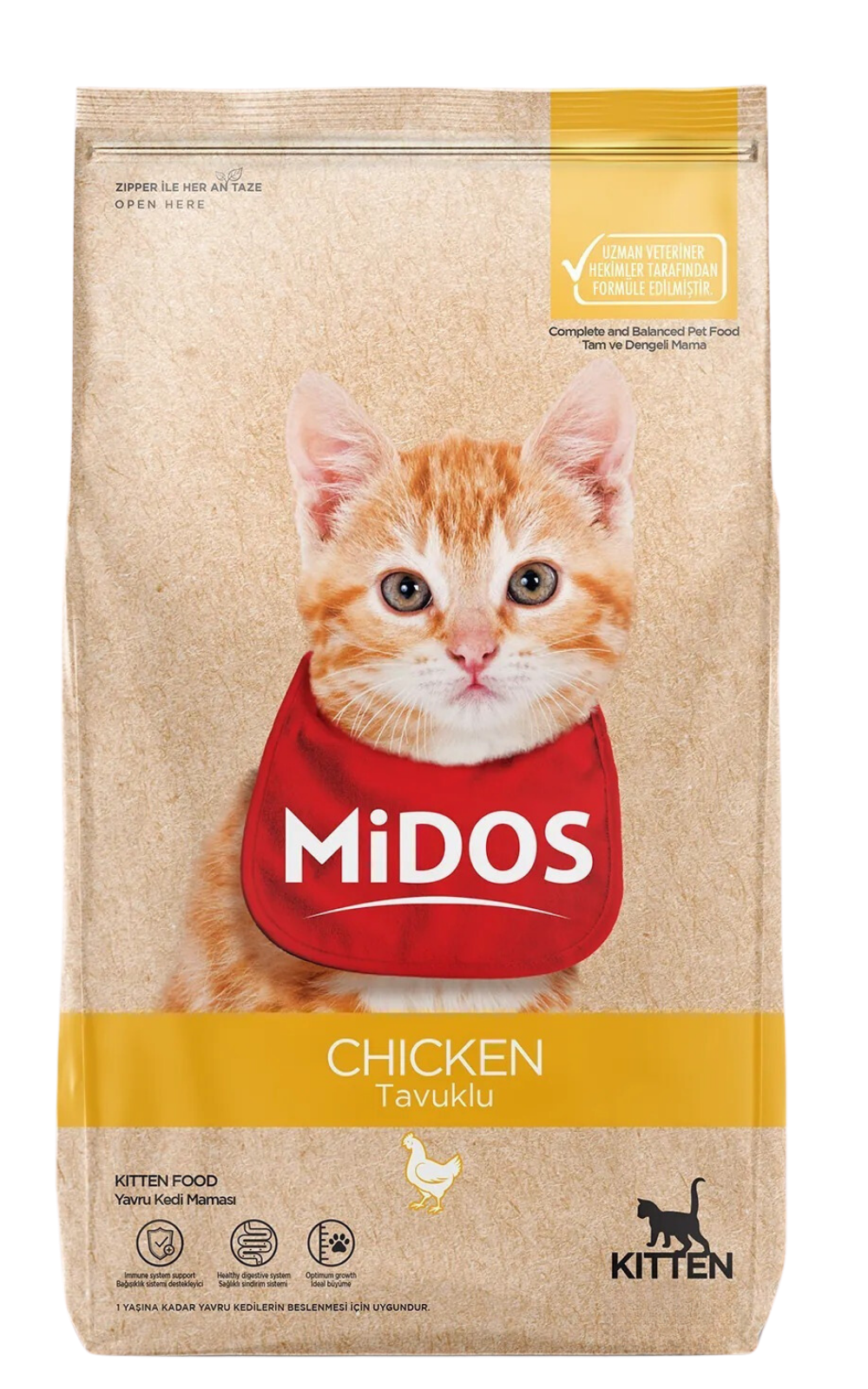 Midos Tavuklu Yavru Kedi Maması