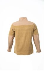 301 Model Unisex Cep Kapaklı 5 Cepli Polar Mont - Bej