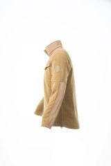 301 Model Unisex Cep Kapaklı 5 Cepli Polar Mont - Bej