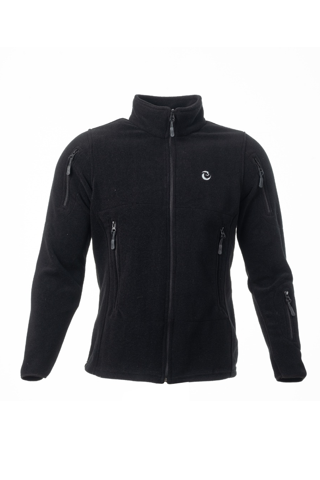 5 Cepli Unisex Polar Mont Ceket - Siyah