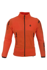 5 Cepli Unisex Polar Mont Ceket - Turuncu