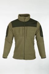 6 Cepli Softshell Robalı Mikro Polar Mont Ceket - Haki