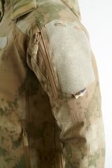 5 Cepli Tactical Double Softshell Su Geçirmez Unisex Mont Ceket - Kamuflaj