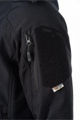 5 Cepli Tactical Double Softshell Su Geçirmez Unisex Mont Ceket - Siyah
