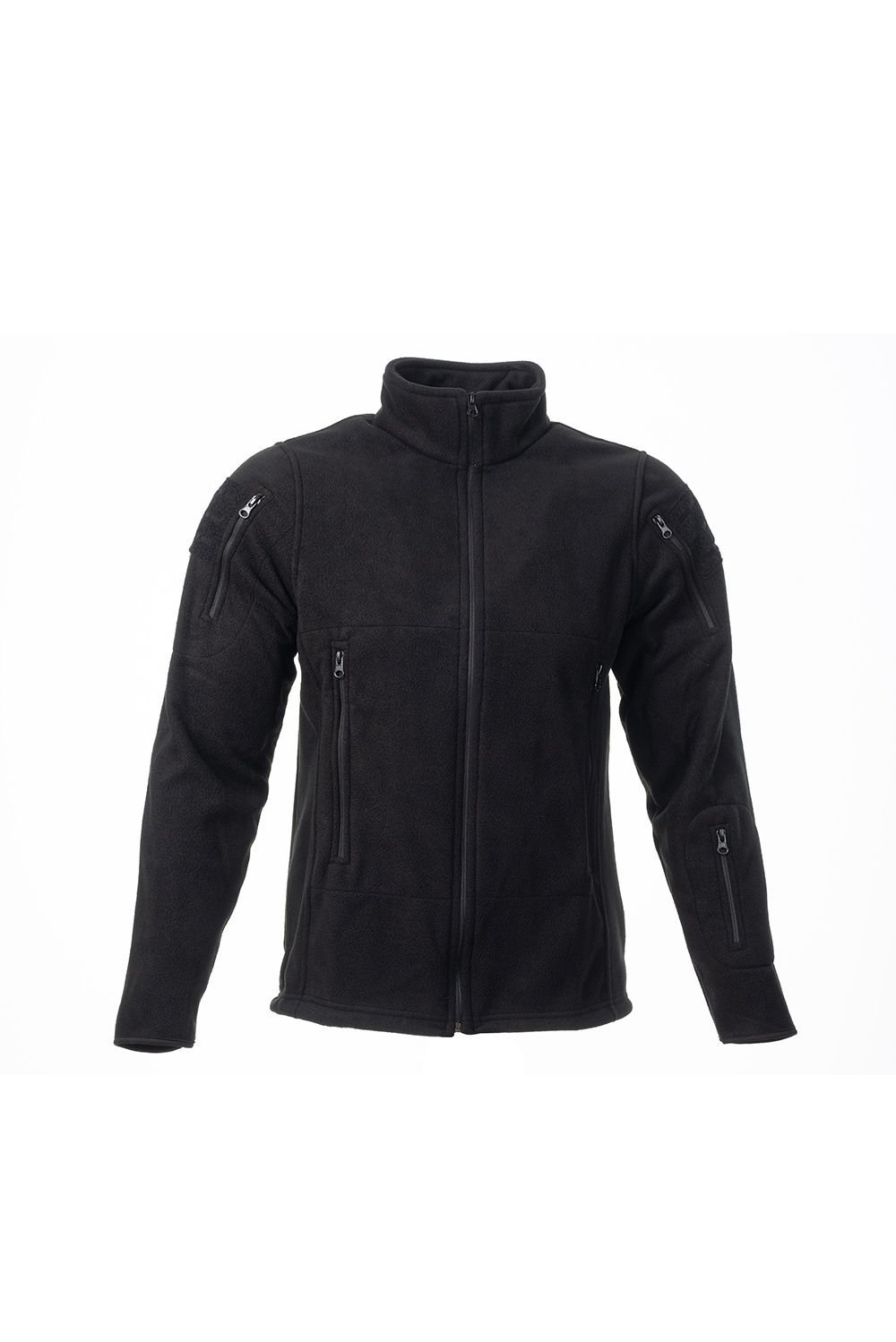 5 Cepli Unisex Polar Mont Ceket - Siyah