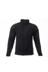 5 Cepli Unisex Polar Mont Ceket - Siyah