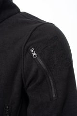 5 Cepli Unisex Polar Mont Ceket - Siyah