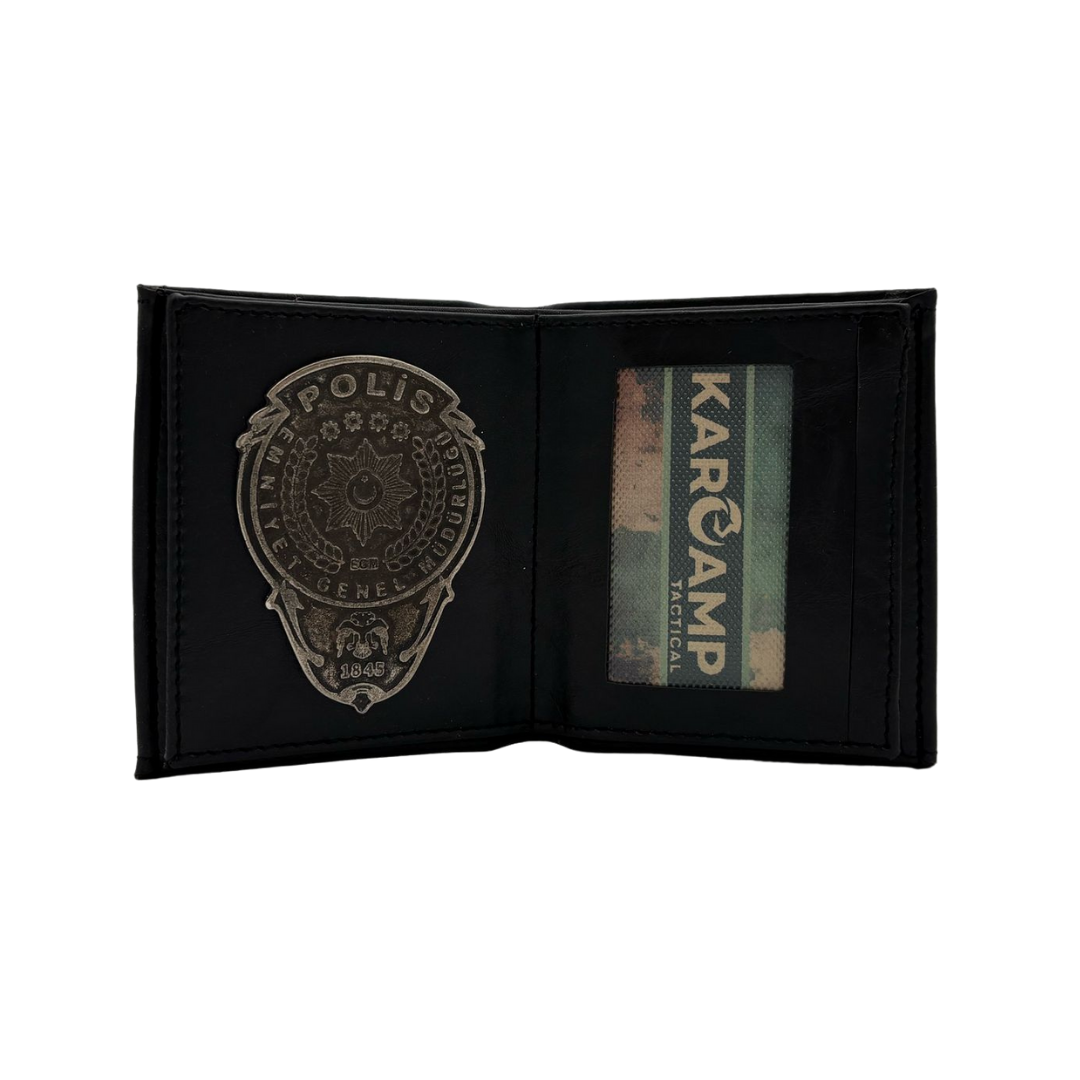 Oksitli Polis Rozetli Polis Cüzdanı