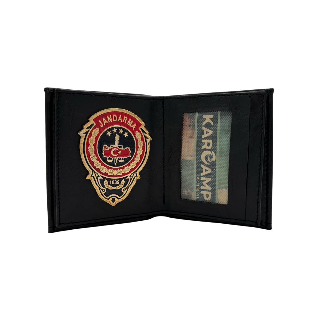 Jandarma Rozetli Askeri Jandarma Cüzdanı v2