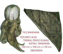 Askeri File Bandana (Ter Emici Alın Destekli) HAKİ