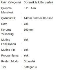 SG4-14-060-OO-X Işık Perdesi