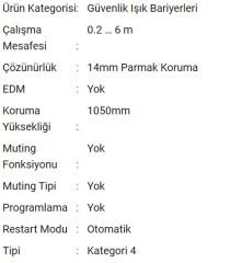SG4-14-105-OO-X Işık Perdesi
