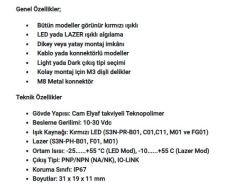 S3N-PR-5-C01-PL Fotoelektrik Sensör