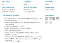 Delta PMT-24V150W2BA Güç Kaynağı