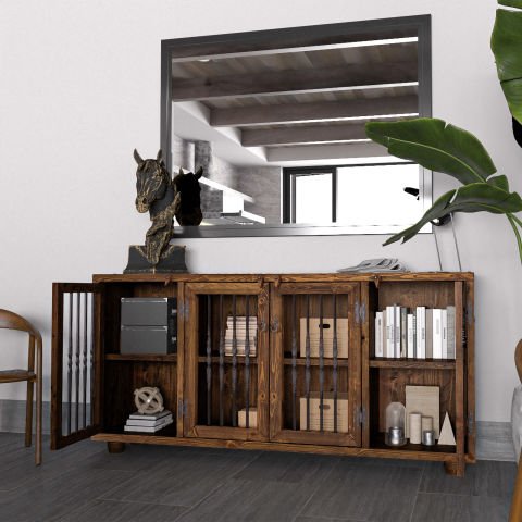 Hatta Konsol Koyu Ceviz - 200x42x97