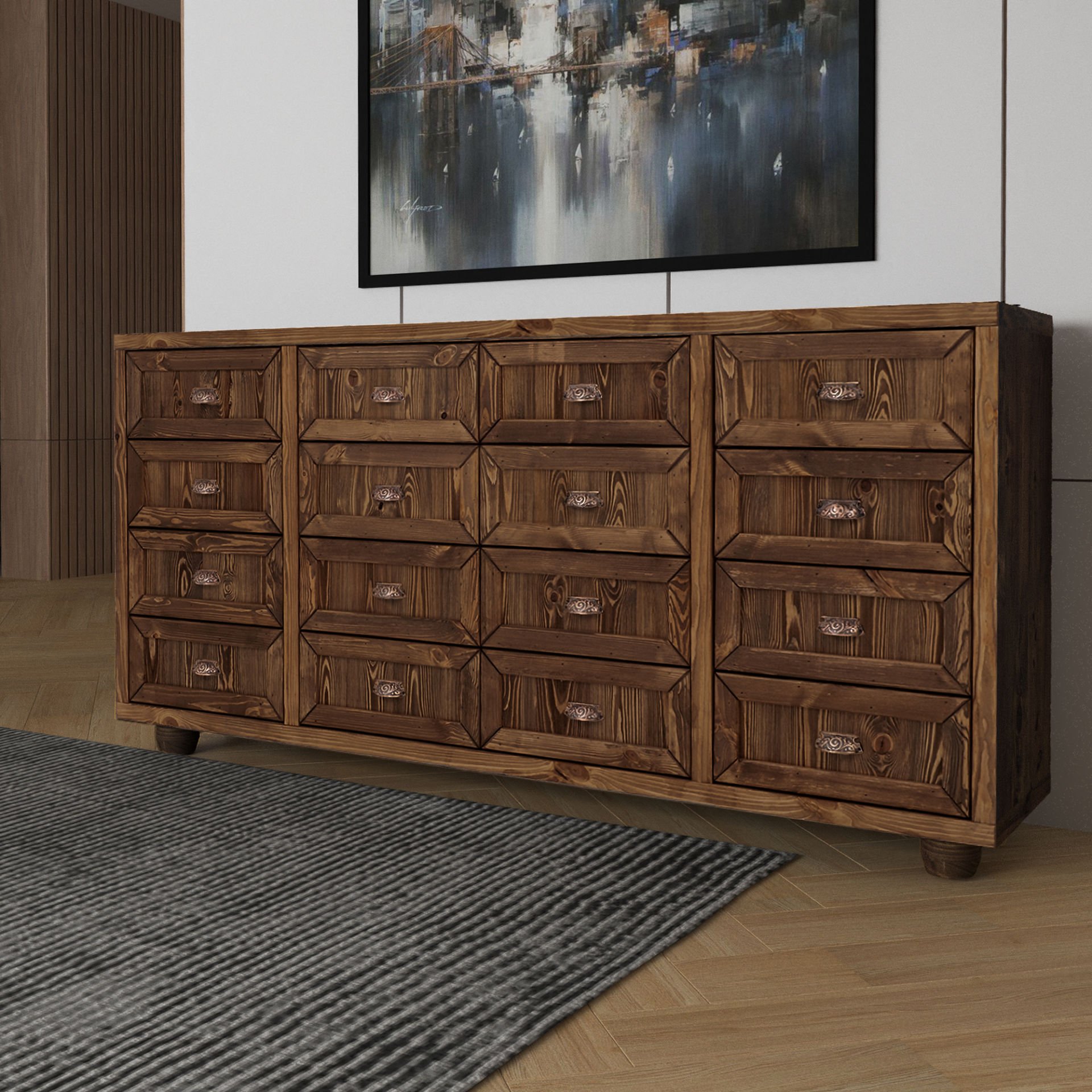 Sedona Konsol Koyu Ceviz - 200x42x97