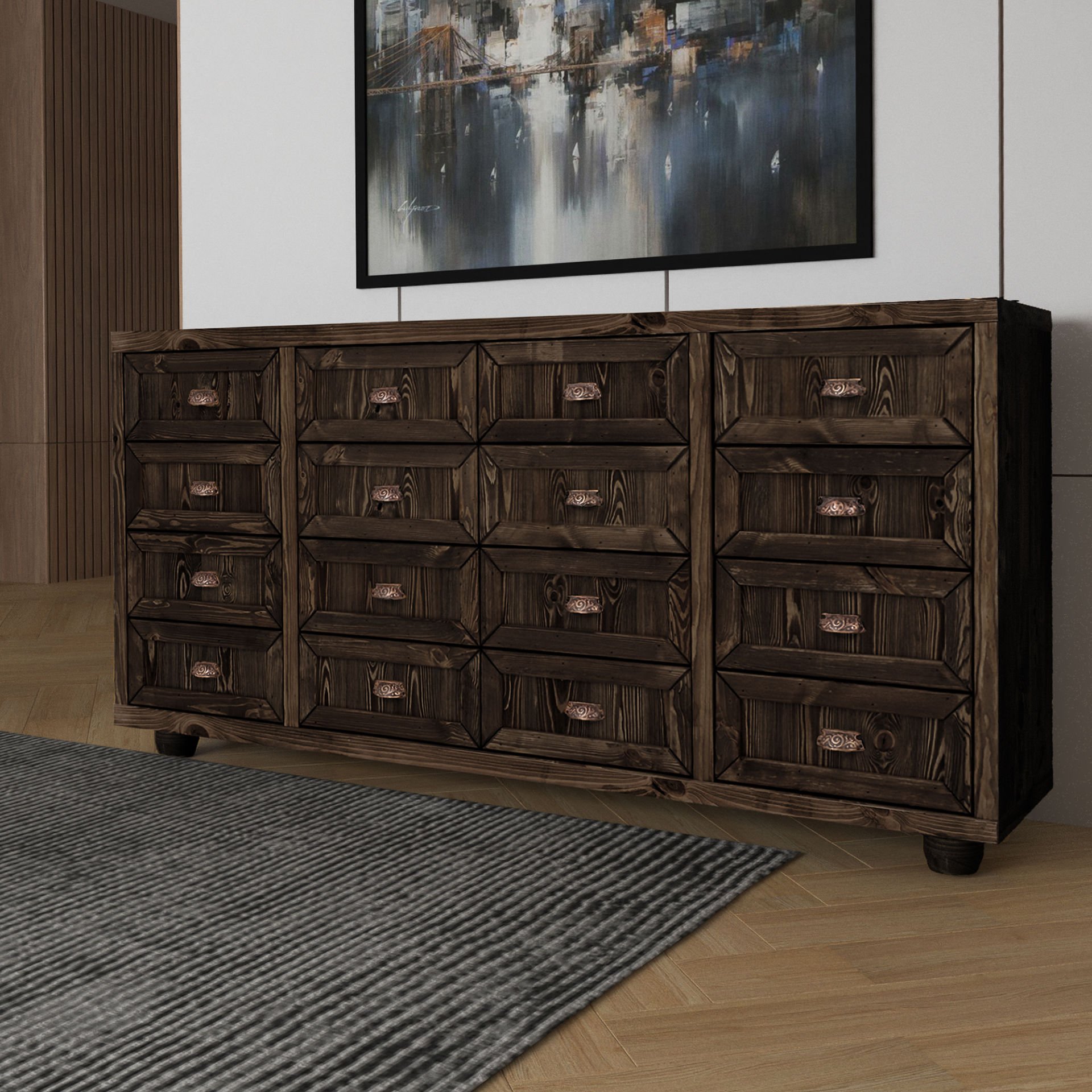 Sedona Konsol Siyah - 200x42x97