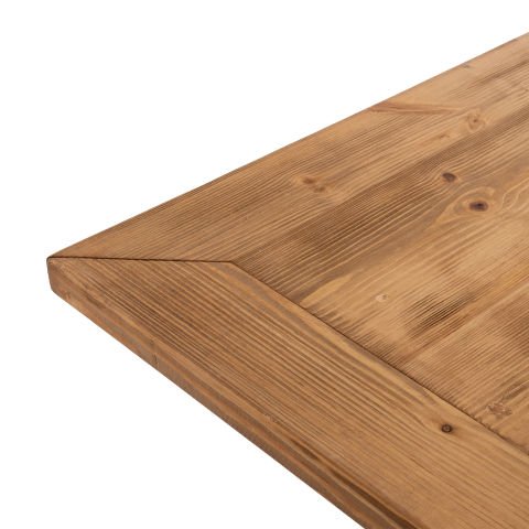 Monterey Yemek Masası Açık Ceviz - Düz Kenarlı - 210x100x75