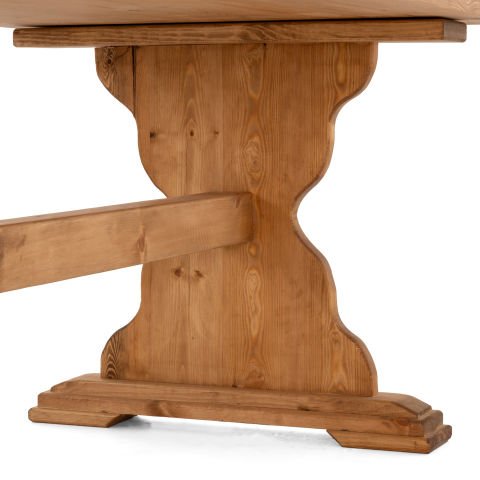 Monterey Yemek Masası Açık Ceviz - Düz Kenarlı - 210x100x75