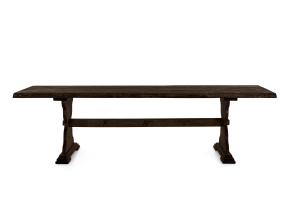 Monterey Yemek Masası Siyah - Doğal Kenarlı - 210x100x75