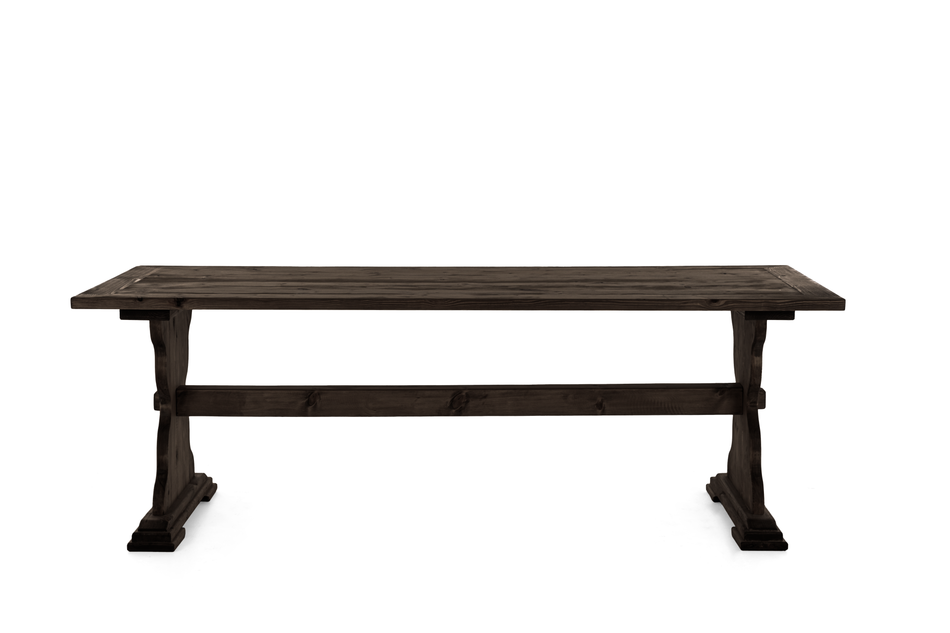 Monterey Yemek Masası Siyah - Düz Kenarlı - 210x100x75