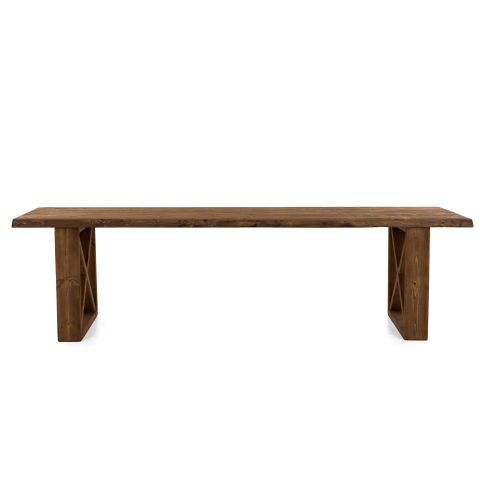 Harran Yemek Masası Koyu Ceviz - Doğal Kenarlı - 210x100x75