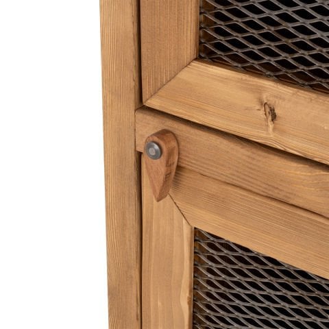 Siwa Tek Kapaklı Ahşap Dolap
