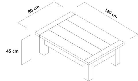 Malcom Çekmeceli Orta Sehpa
