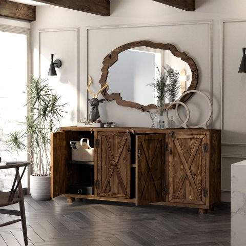 Harran Konsol Koyu Ceviz - 200x42x97 - Çekmecesiz