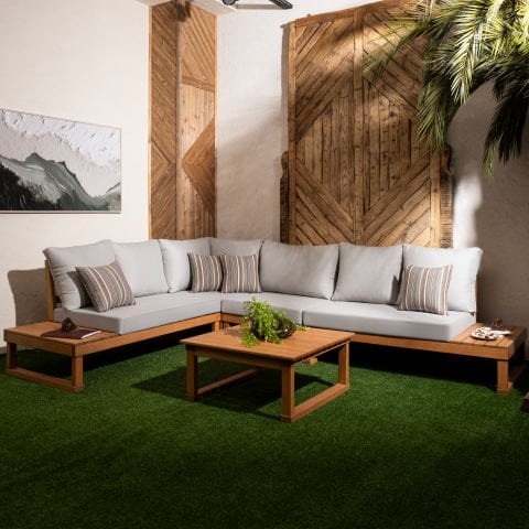 Assos Kayın Ağacı Köşe Bahçe Takımı