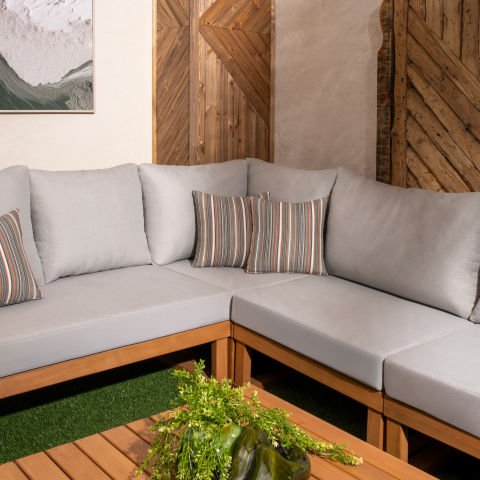 Assos Kayın Ağacı Köşe Bahçe Takımı