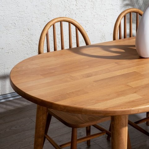 Lathe Yemek Masası Kayın