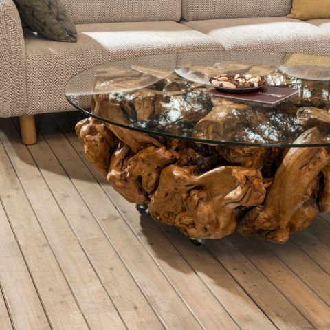 Olive Orta Sehpa ÇAP:125 CM