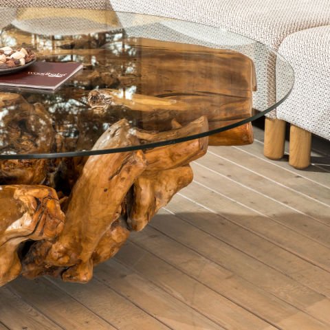 Olive Orta Sehpa ÇAP:125 CM