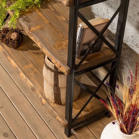 Wood Kitaplık