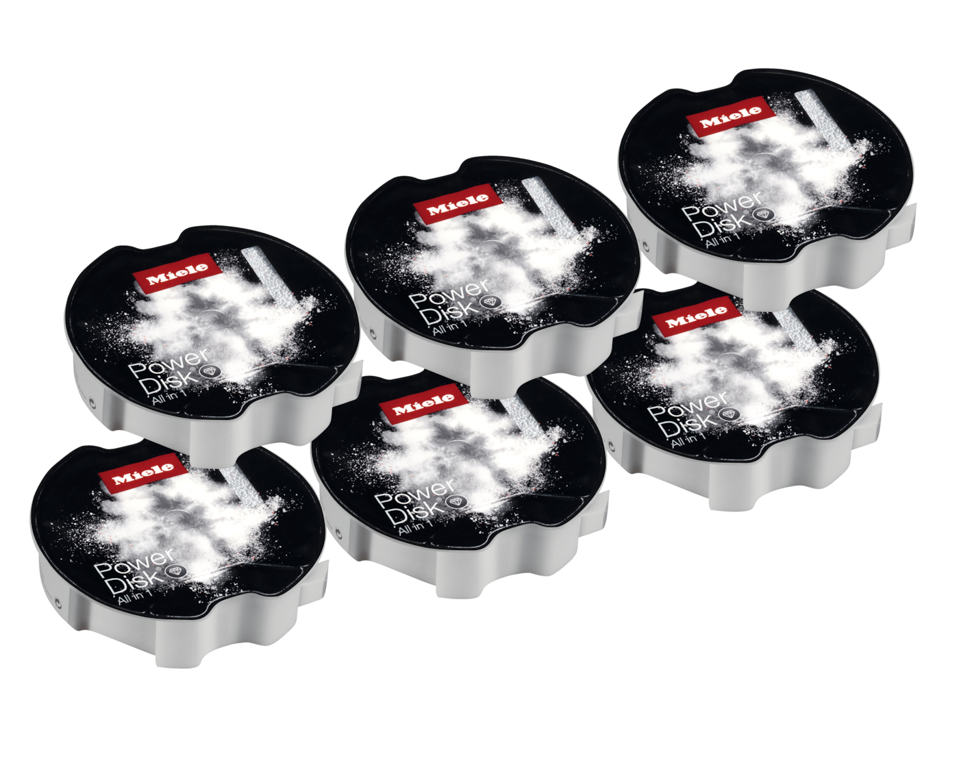Miele GS SETD6 PowerDisk All in 1., 6 parçalı yedekleme seti AutoDos özellikli