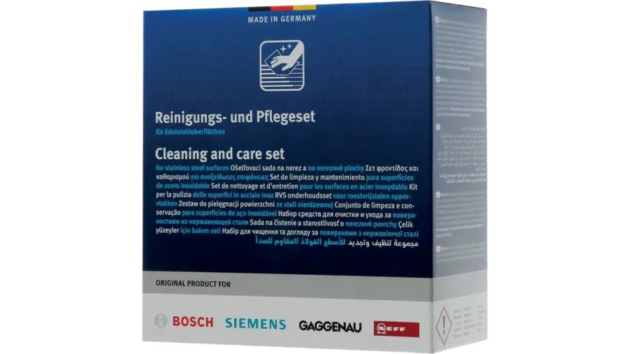 Siemens Paslanmaz Çelik Yüzeyler için Bakım Seti