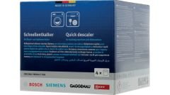 Siemens Çamaşır ve Bulaşık Makineleri için Kireç Çözücü (4'lü Ekonomik Paket)